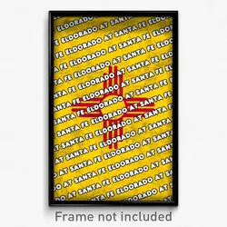 Eldorado at Santa Fe New Mexico Poster (NM City Souvenir 11x17 Town Print)