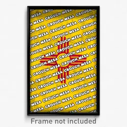 Crouch Mesa New Mexico Poster (NM City Souvenir 11x17 Town Print)