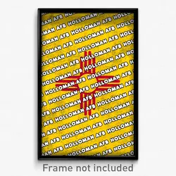 Holloman AFB New Mexico Poster (NM City Souvenir 11x17 Town Print)
