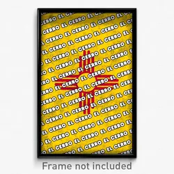 El Cerro New Mexico Poster (NM City Souvenir 11x17 Town Print)