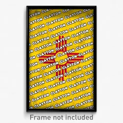 Clayton New Mexico Poster (NM City Souvenir 11x17 Town Print)