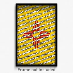Crownpoint New Mexico Poster (NM City Souvenir 11x17 Town Print)