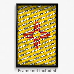 Agua Fria New Mexico Poster (NM City Souvenir 11x17 Town Print)