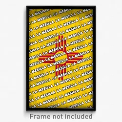 La Mesilla New Mexico Poster (NM City Souvenir 11x17 Town Print)