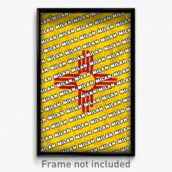 Milan New Mexico Poster (NM City Souvenir 11x17 Town Print)