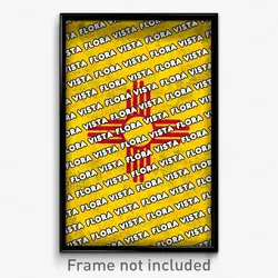 Flora Vista New Mexico Poster (NM City Souvenir 11x17 Town Print)