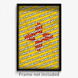 Lordsburg New Mexico Poster (NM City Souvenir 11x17 Town Print)