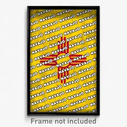 Navajo New Mexico Poster (NM City Souvenir 11x17 Town Print)