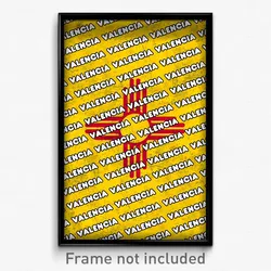 Valencia New Mexico Poster (NM City Souvenir 11x17 Town Print)
