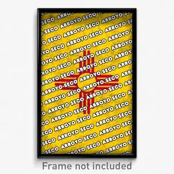 Arroyo Seco New Mexico Poster (NM City Souvenir 11x17 Town Print)