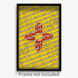 La Luz New Mexico Poster (NM City Souvenir 11x17 Town Print)