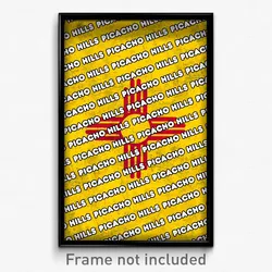 Picacho Hills New Mexico Poster (NM City Souvenir 11x17 Town Print)