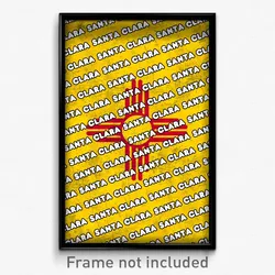 Santa Clara New Mexico Poster (NM City Souvenir 11x17 Town Print)