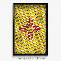 Keeler Farm New Mexico Poster (NM City Souvenir 11x17 Town Print)
