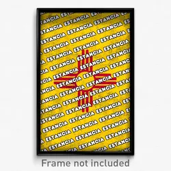 Estancia New Mexico Poster (NM City Souvenir 11x17 Town Print)