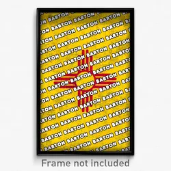 Barton New Mexico Poster (NM City Souvenir 11x17 Town Print)