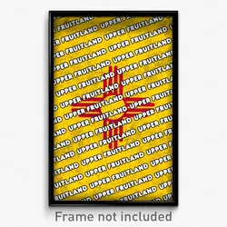 Upper Fruitland New Mexico Poster (NM City Souvenir 11x17 Town Print)