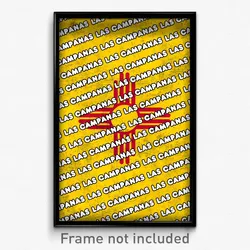 Las Campanas New Mexico Poster (NM City Souvenir 11x17 Town Print)