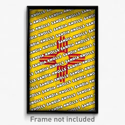 Sandia Knolls New Mexico Poster (NM City Souvenir 11x17 Town Print)