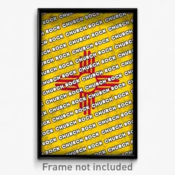 Church Rock New Mexico Poster (NM City Souvenir 11x17 Town Print)