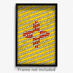 Paraje New Mexico Poster (NM City Souvenir 11x17 Town Print)