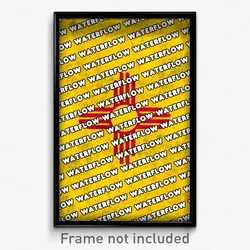 Waterflow New Mexico Poster (NM City Souvenir 11x17 Town Print)