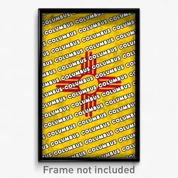 Columbus New Mexico Poster (NM City Souvenir 11x17 Town Print)
