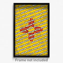 Indian Hills New Mexico Poster (NM City Souvenir 11x17 Town Print)