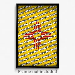 Tesuque New Mexico Poster (NM City Souvenir 11x17 Town Print)