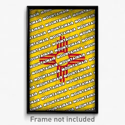 Mountainair New Mexico Poster (NM City Souvenir 11x17 Town Print)