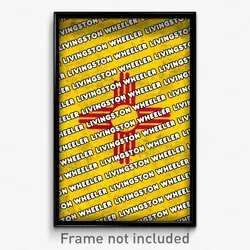 Livingston Wheeler New Mexico Poster (NM City Souvenir 11x17 Town Print)
