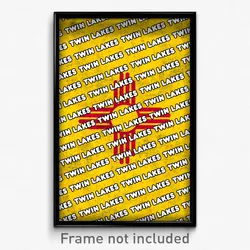 Twin Lakes New Mexico Poster (NM City Souvenir 11x17 Town Print)