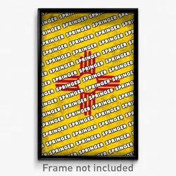 Springer New Mexico Poster (NM City Souvenir 11x17 Town Print)