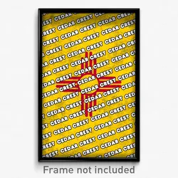 Cedar Crest New Mexico Poster (NM City Souvenir 11x17 Town Print)