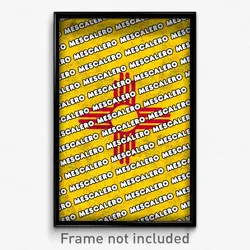 Mescalero New Mexico Poster (NM City Souvenir 11x17 Town Print)