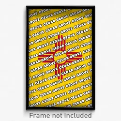 Cedar Grove New Mexico Poster (NM City Souvenir 11x17 Town Print)