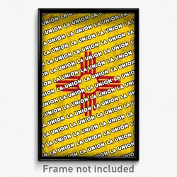 La Union New Mexico Poster (NM City Souvenir 11x17 Town Print)