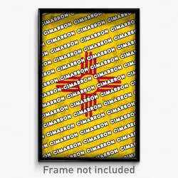 Cimarron New Mexico Poster (NM City Souvenir 11x17 Town Print)