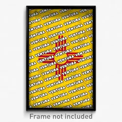 Ventura New Mexico Poster (NM City Souvenir 11x17 Town Print)