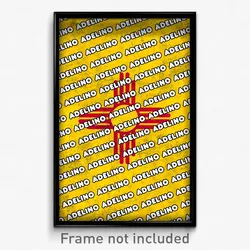 Adelino New Mexico Poster (NM City Souvenir 11x17 Town Print)