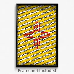 Sunshine New Mexico Poster (NM City Souvenir 11x17 Town Print)