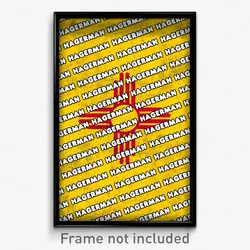 Hagerman New Mexico Poster (NM City Souvenir 11x17 Town Print)