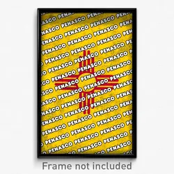 Penasco New Mexico Poster (NM City Souvenir 11x17 Town Print)
