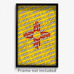 La Cueva New Mexico Poster (NM City Souvenir 11x17 Town Print)