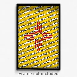 Laguna New Mexico Poster (NM City Souvenir 11x17 Town Print)