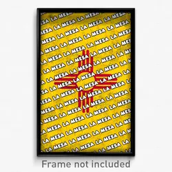 La Mesa New Mexico Poster (NM City Souvenir 11x17 Town Print)