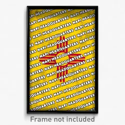 Napi Headquarters New Mexico Poster (NM City Souvenir 11x17 Town Print)