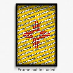 San Miguel New Mexico Poster (NM City Souvenir 11x17 Town Print)