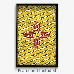 Mimbres New Mexico Poster (NM City Souvenir 11x17 Town Print)