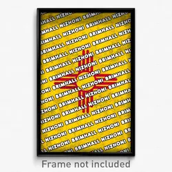 Brimhall Nizhoni New Mexico Poster (NM City Souvenir 11x17 Town Print)
